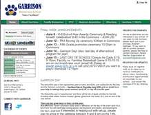 Tablet Screenshot of garrisonelementary.org